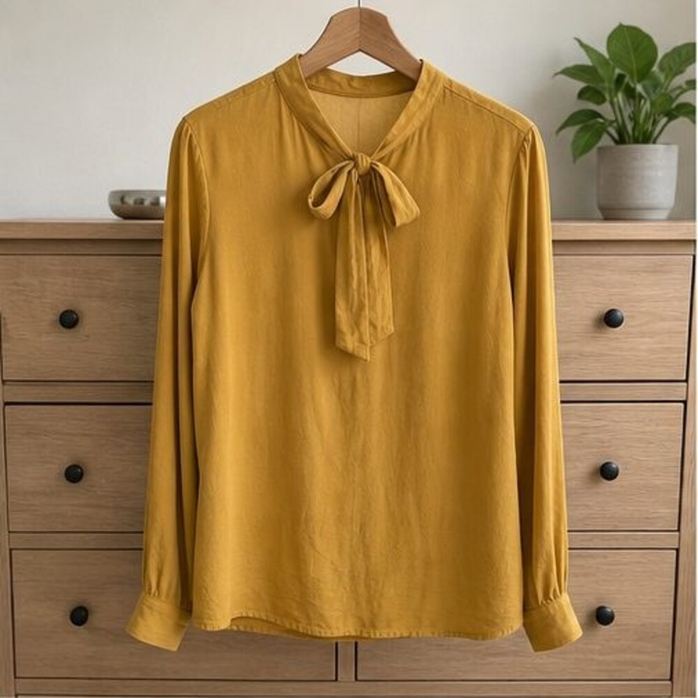 Black Smocked Top